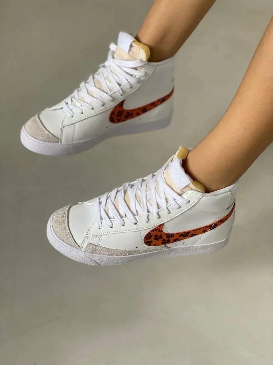 Кросівки Nike Blazer Mid ’77 White/Leopard