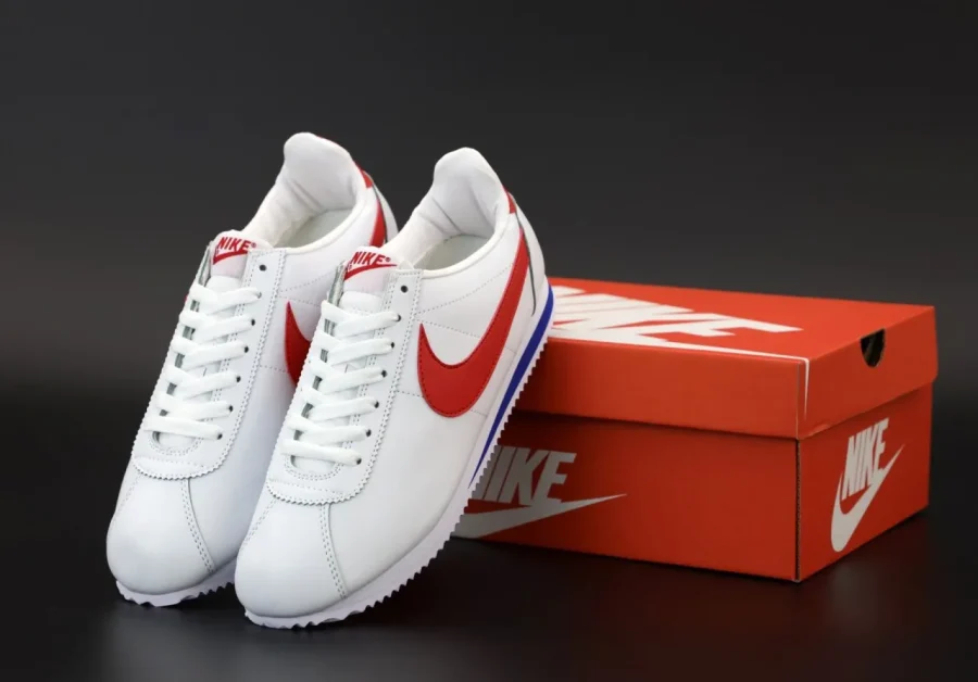Кросівки Nike Classic Cortez Leather Forrest Gump White