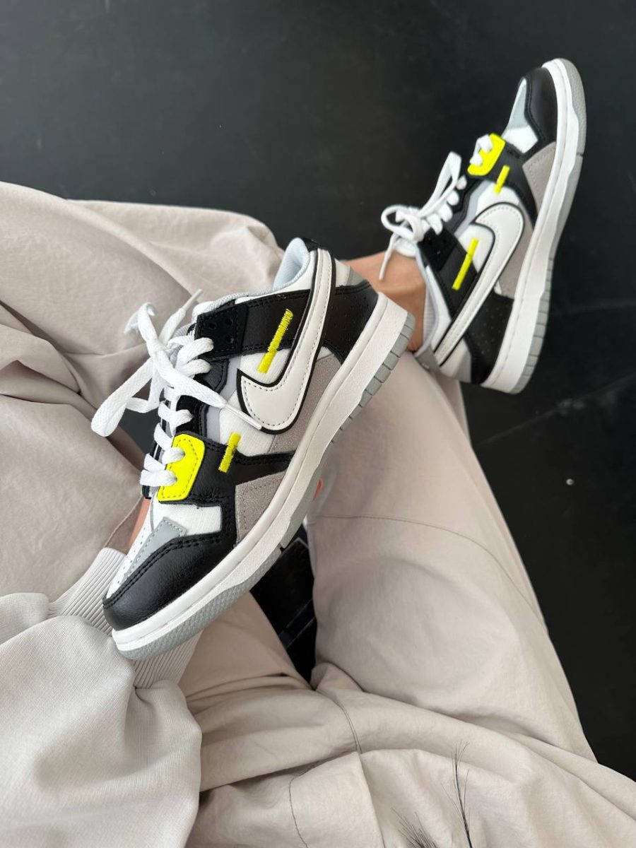 Кроссовки Nike Dunk Scrap Wolf Grey Light Lemon Twist