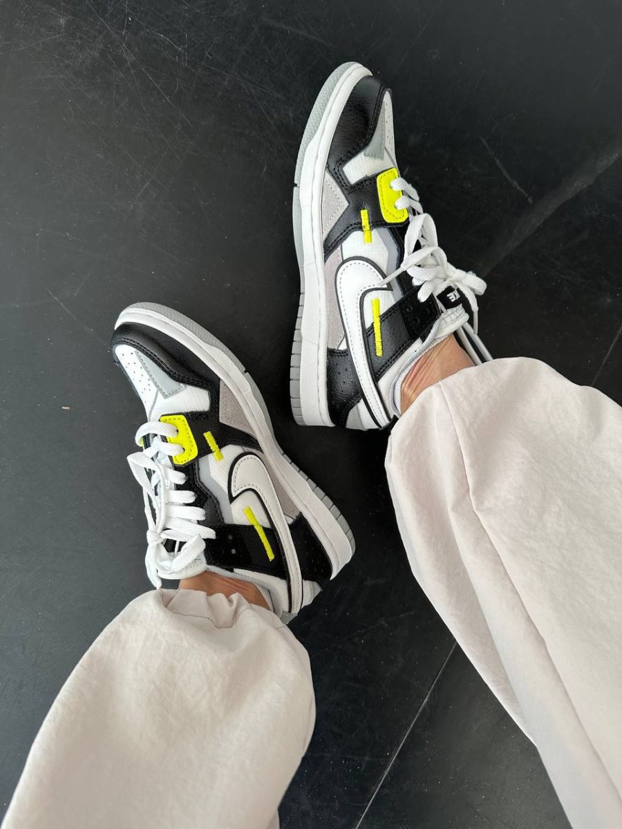 Кроссовки Nike Dunk Scrap Wolf Grey Light Lemon Twist