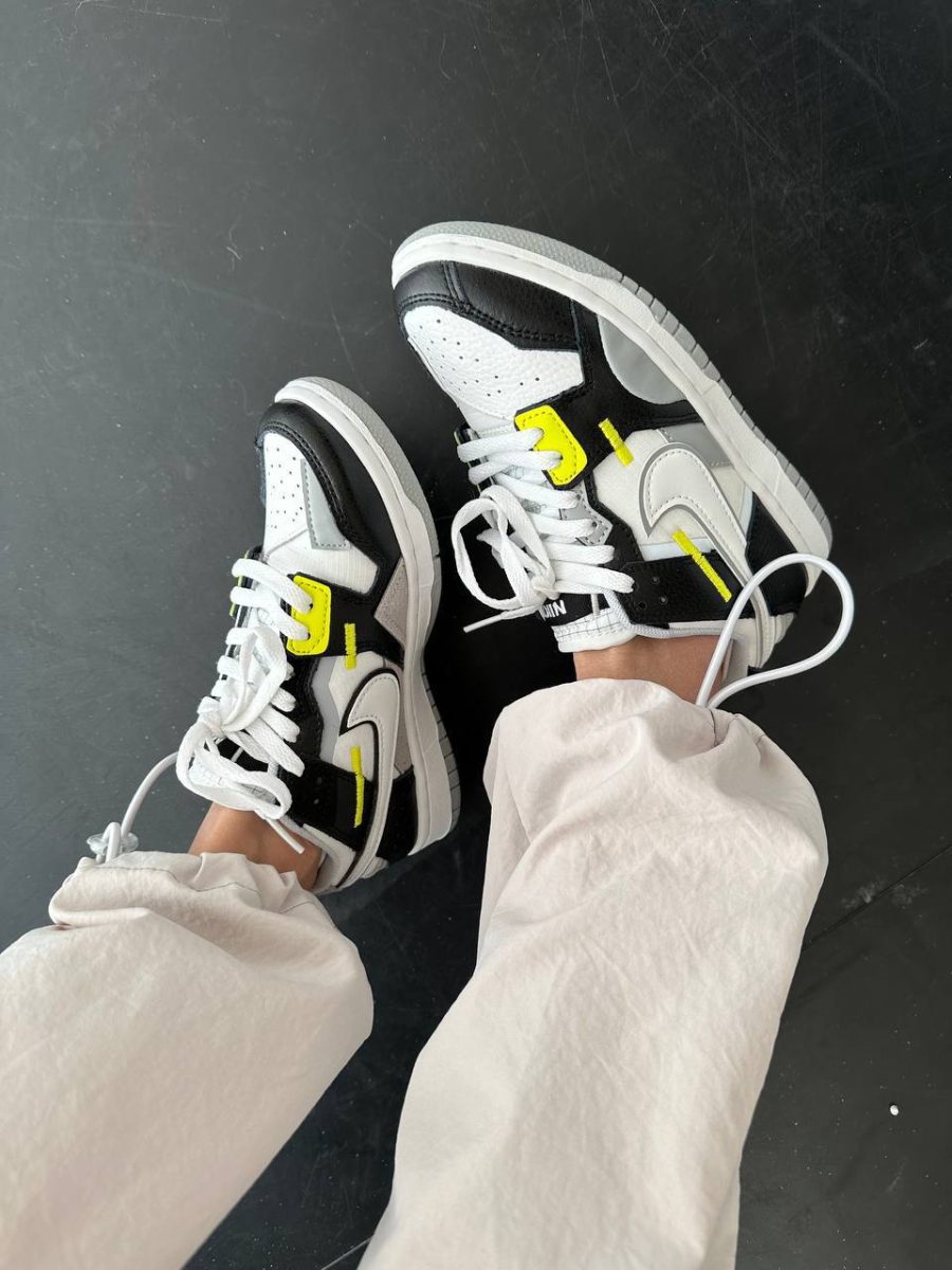 Кроссовки Nike Dunk Scrap Wolf Grey Light Lemon Twist