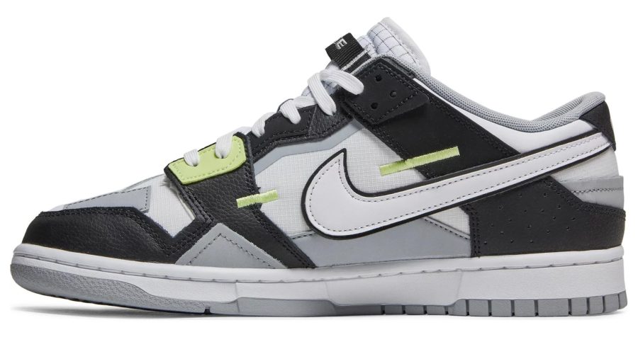 Кроссовки Nike Dunk Scrap Wolf Grey Light Lemon Twist