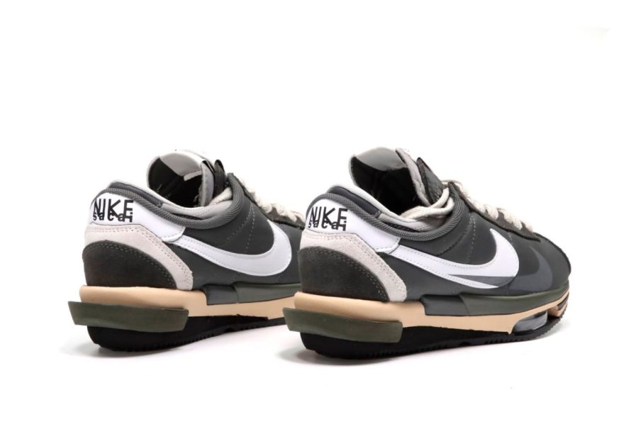 Кроссовки Nike Sacai x Zoom Cortez SP Iron/Grey