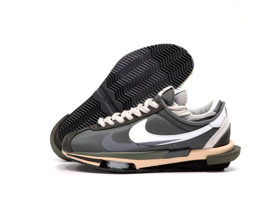 Кроссовки Nike Sacai x Zoom Cortez SP Iron/Grey