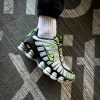 Кроссовки Nike Shox TL Wolf Grey/Lime Blast