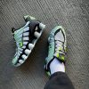 Кроссовки Nike Shox TL Wolf Grey/Lime Blast