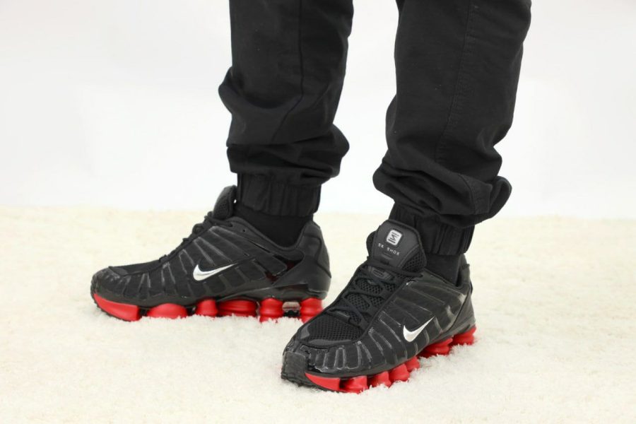 Кроссовки Nike Shox TL x Skepta Black/Red