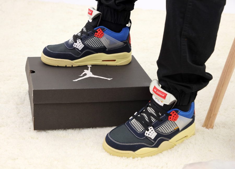 Кросівки Nike Air Jordan 4 Retro x Union La Off Noir