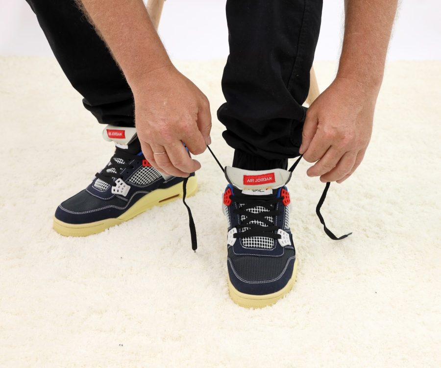 Кросівки Nike Air Jordan 4 Retro x Union La Off Noir