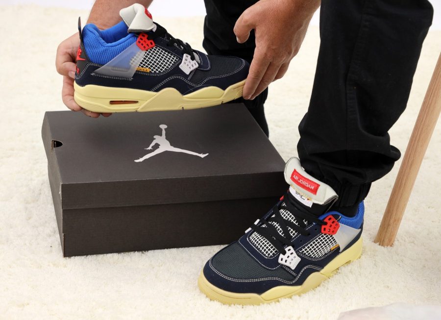 Кросівки Nike Air Jordan 4 Retro x Union La Off Noir