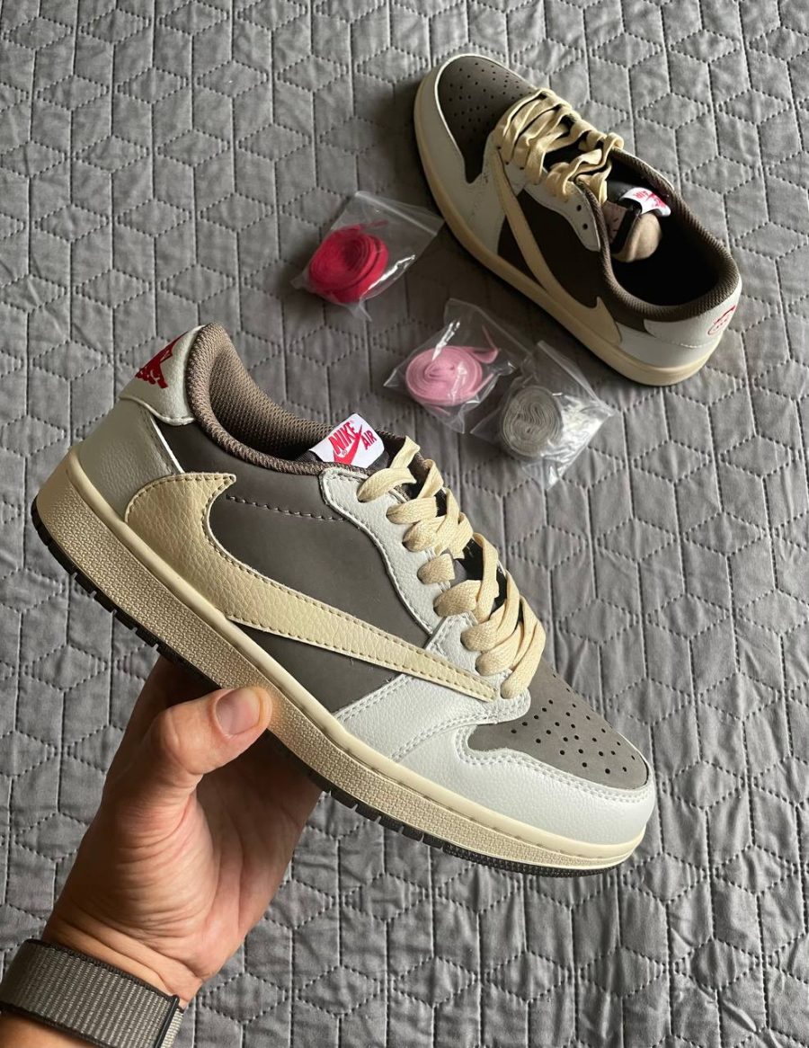 Кросівки Nike Air Jordan 1 Low OG x Travis Scott Reverse Mocha