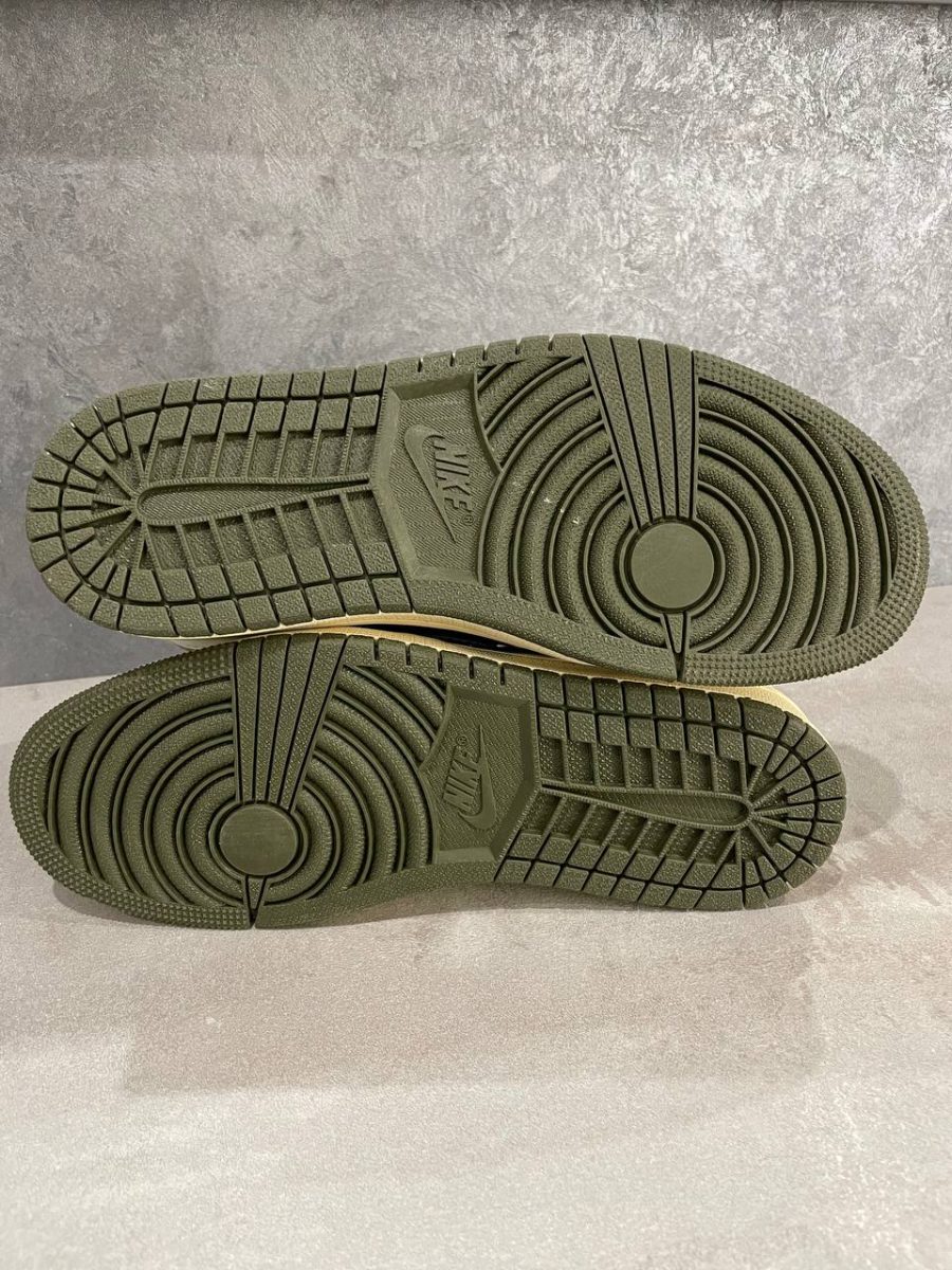 Кросівки Travis Scott x Air Jordan 1 Low OG Olive