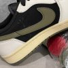 Кросівки Travis Scott x Air Jordan 1 Low OG Olive