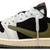 Кросівки Travis Scott x Air Jordan 1 Low OG Olive