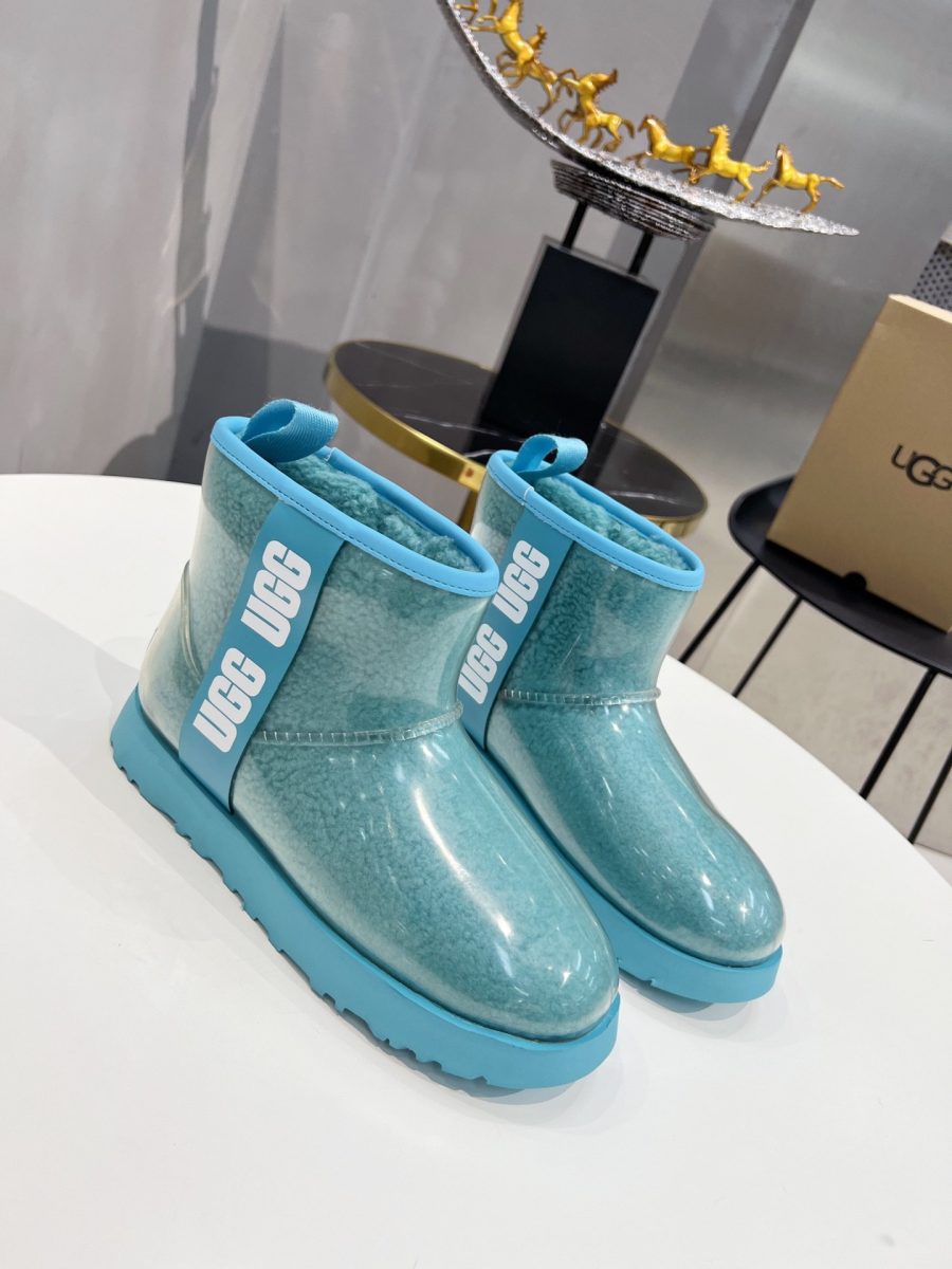 Ботинки Ugg Classic Clear Mini Teal Blue