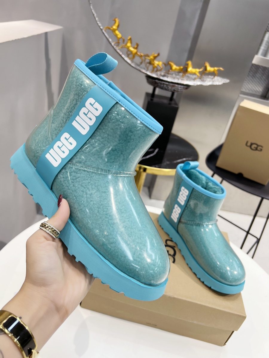 Ботинки Ugg Classic Clear Mini Teal Blue