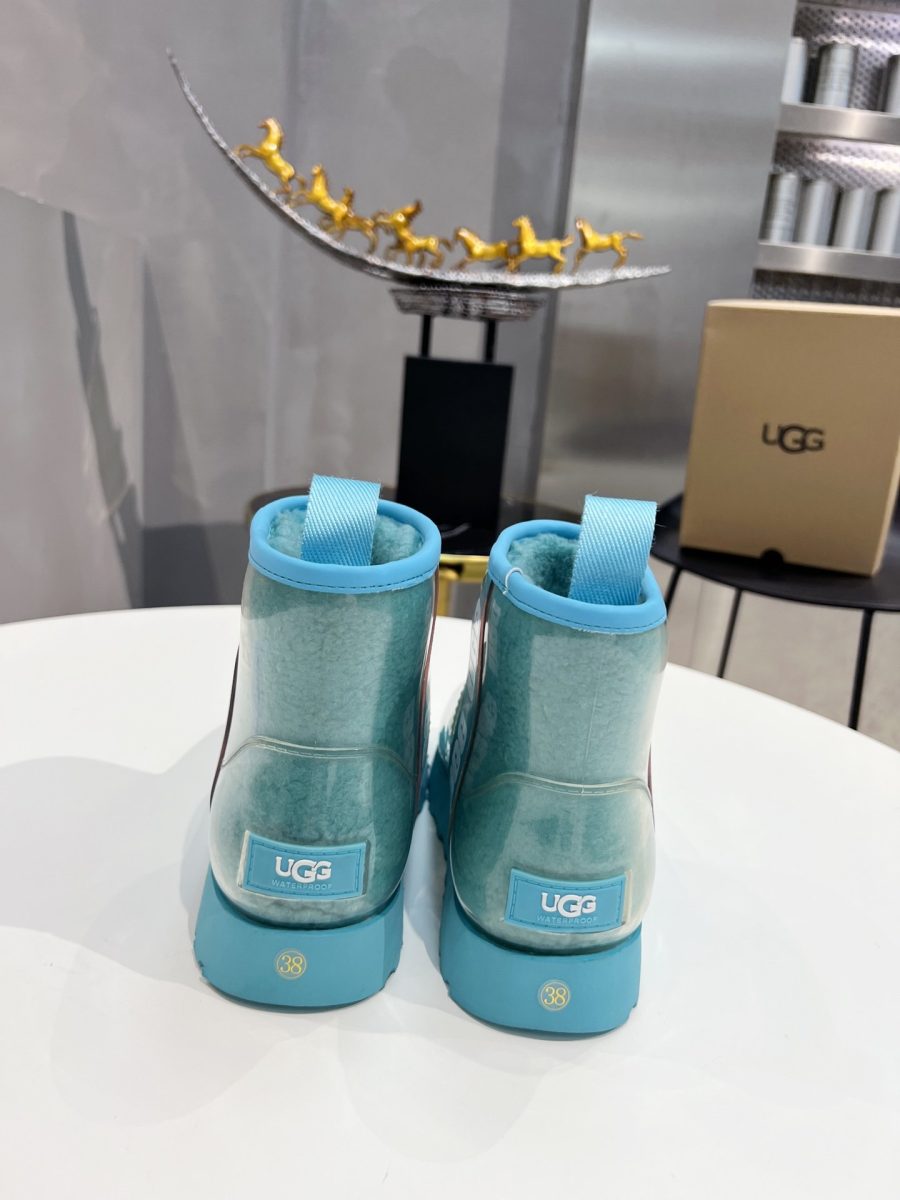 Ботинки Ugg Classic Clear Mini Teal Blue