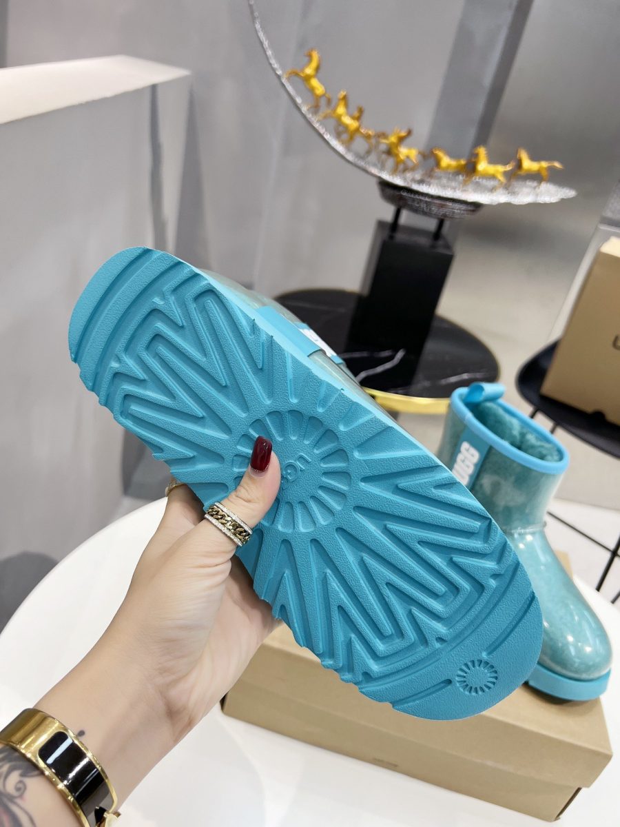Ботинки Ugg Classic Clear Mini Teal Blue
