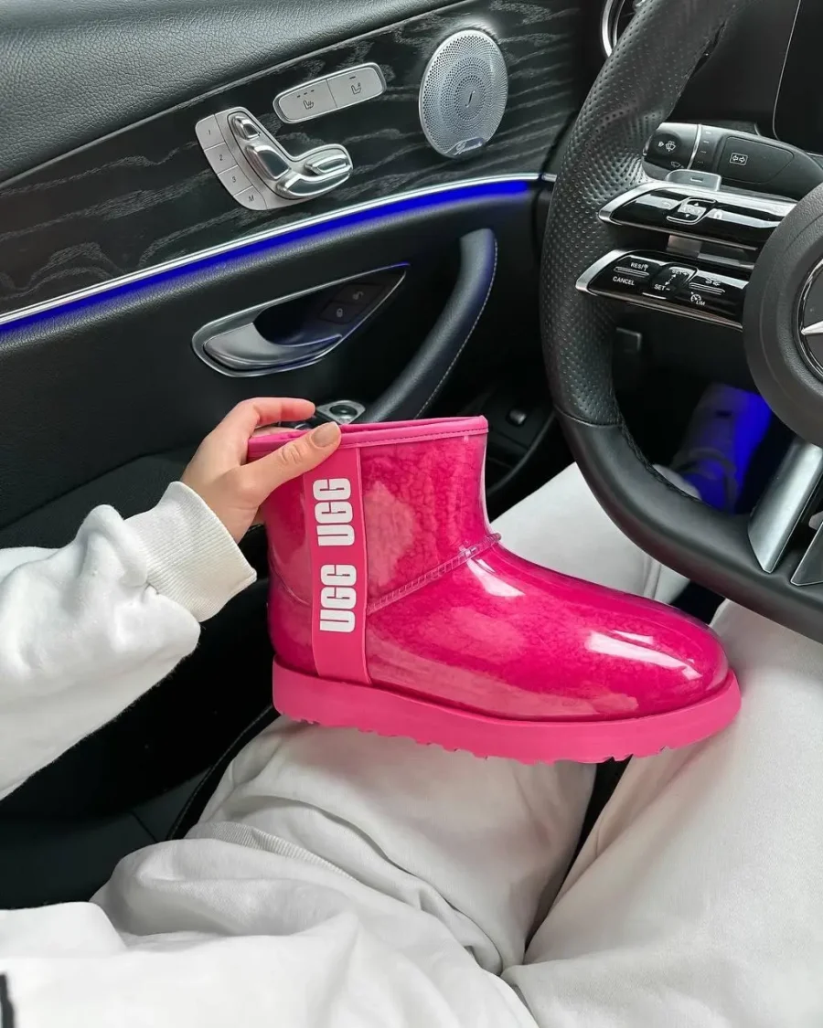 Ботинки Ugg Classic Clear Mini Rock Rose