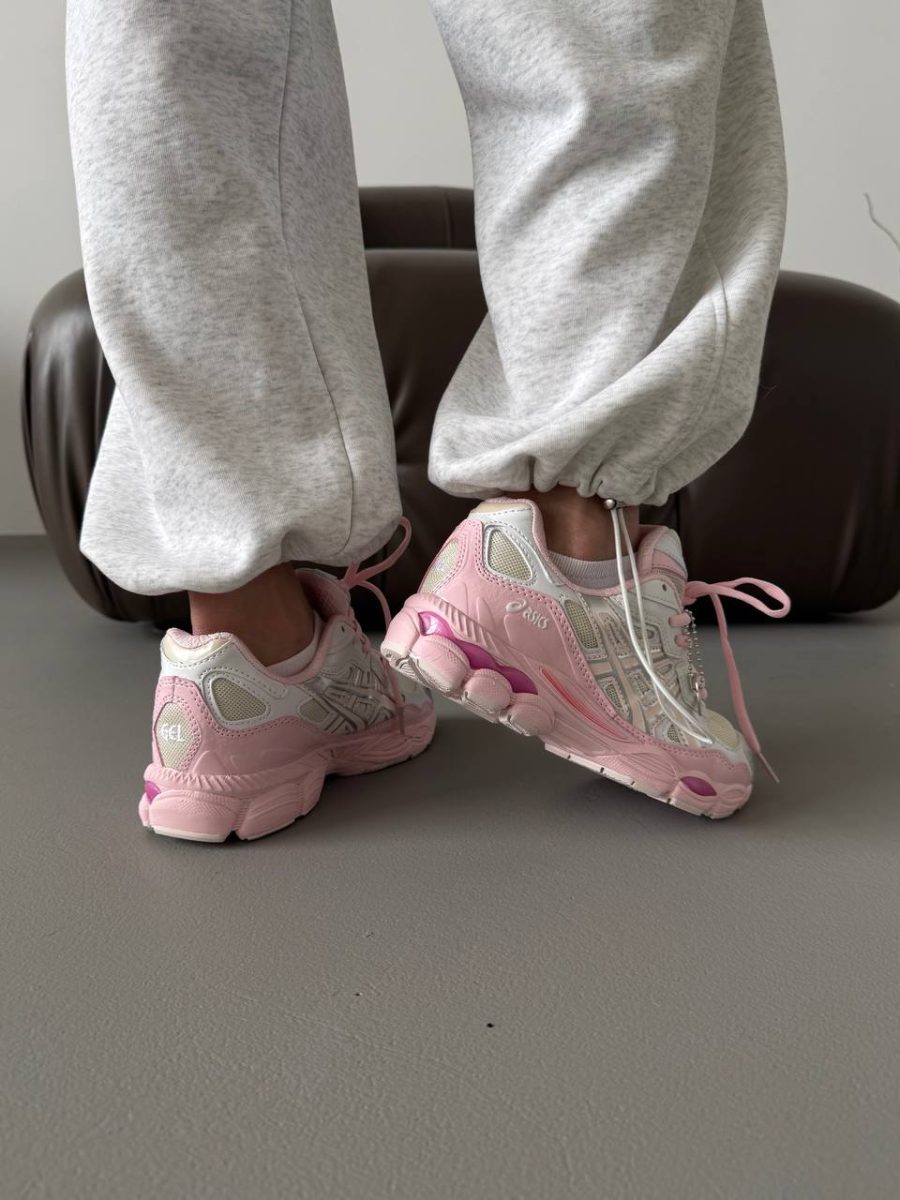 Кроссовки Asics Gel-NYC Pink Cream Pure Silver