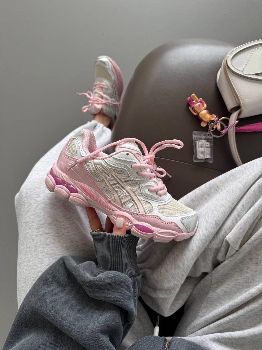 Кроссовки Asics Gel-NYC Pink Cream Pure Silver