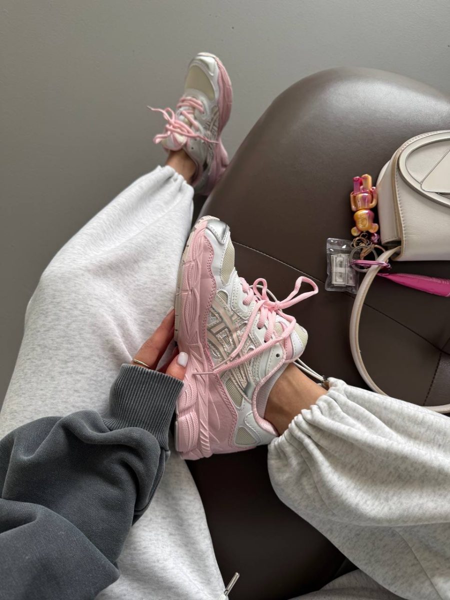 Кроссовки Asics Gel-NYC Pink Cream Pure Silver