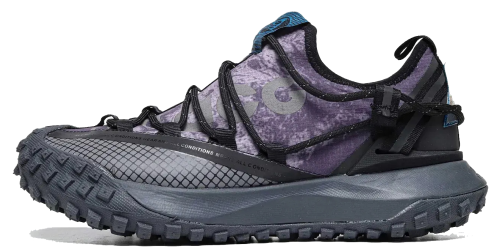 Кроссовки Nike ACG Mountain Fly Low Black Green Abyss