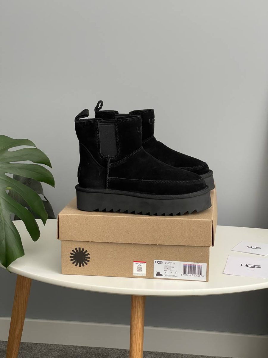 Ботинки UGG Chelsea Platform Mini Boot Black