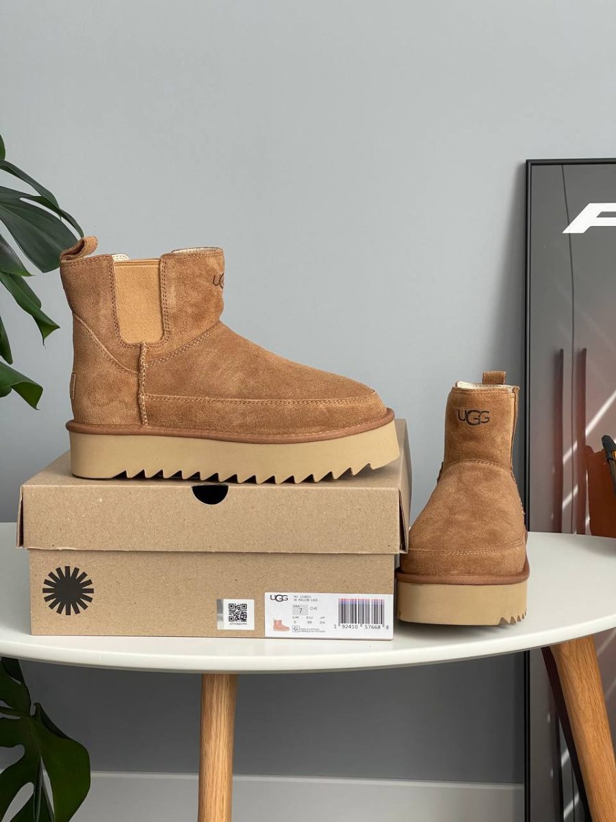 Черевики UGG Chelsea Platform Mini Boot Chestnut