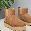 Черевики UGG Chelsea Platform Mini Boot Chestnut