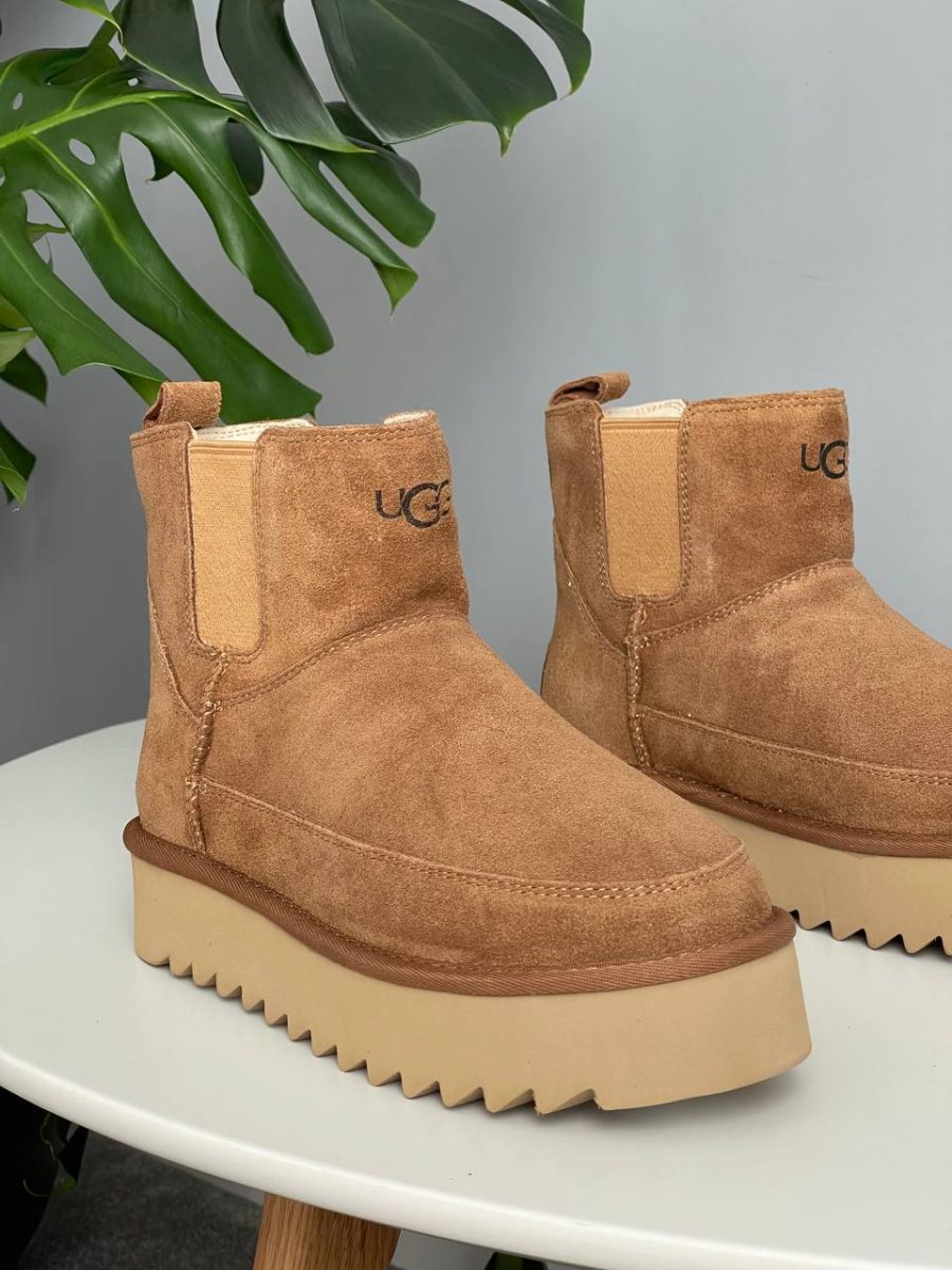 Черевики UGG Chelsea Platform Mini Boot Chestnut