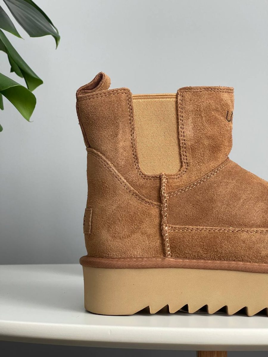 Черевики UGG Chelsea Platform Mini Boot Chestnut