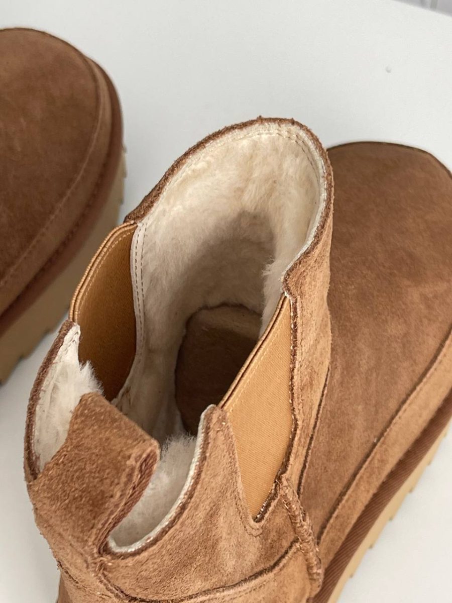 Черевики UGG Chelsea Platform Mini Boot Chestnut