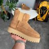 Черевики UGG Chelsea Platform Mini Boot Chestnut