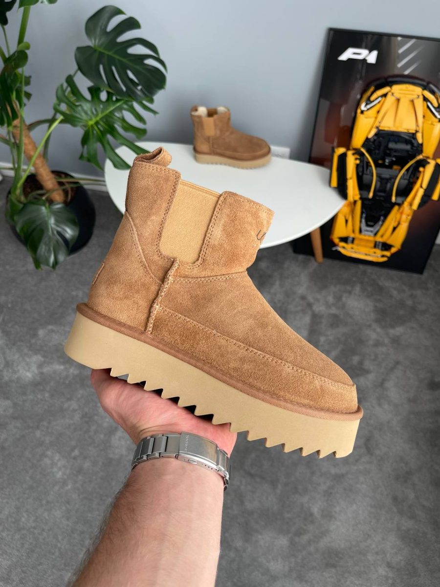 Черевики UGG Chelsea Platform Mini Boot Chestnut