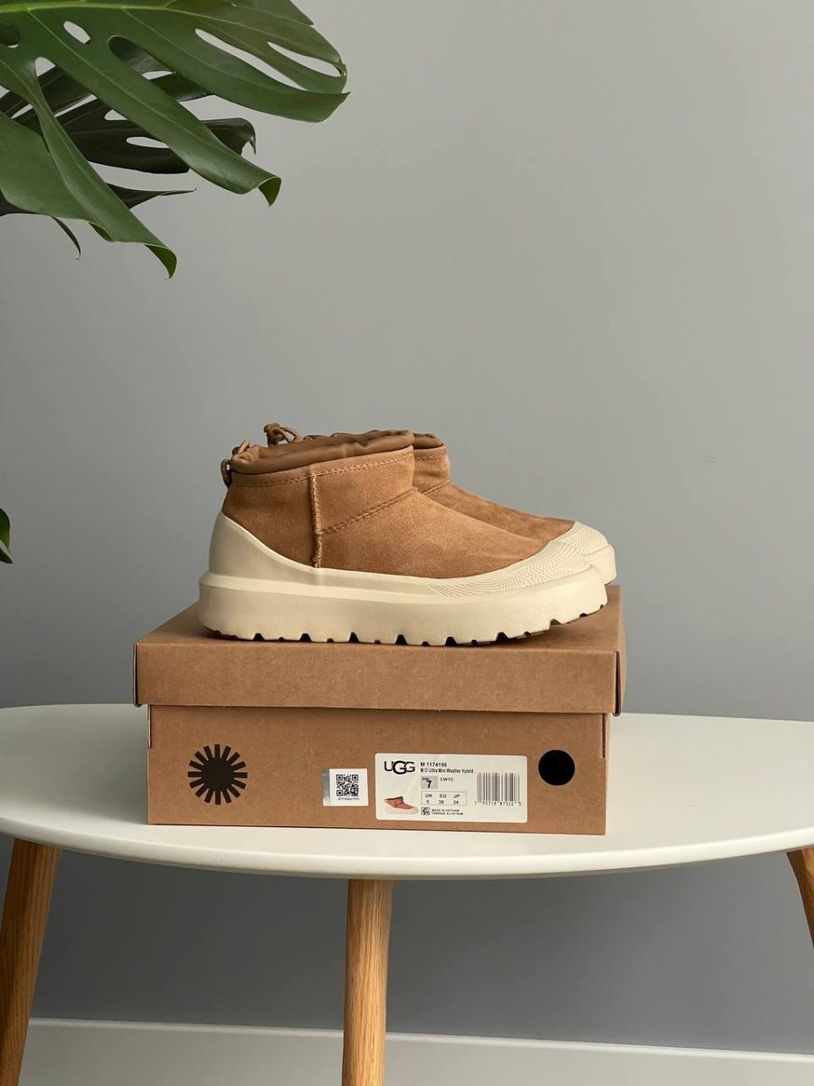 Черевики UGG Cl Ultra Mini Weather Hybrid Chestnut White