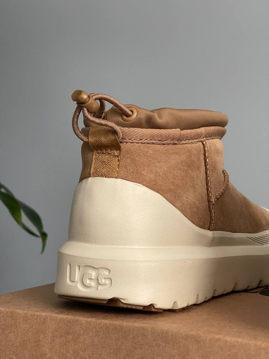Черевики UGG Cl Ultra Mini Weather Hybrid Chestnut White
