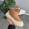 Черевики UGG Cl Ultra Mini Weather Hybrid Chestnut White