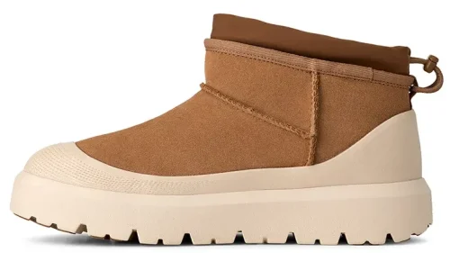 Ботинки UGG Cl Ultra Mini Weather Hybrid Chestnut White