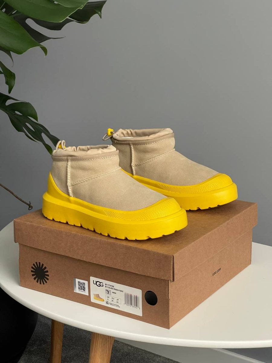 Ботинки UGG Cl Ultra Mini Weather Hybrid Sand Yellow