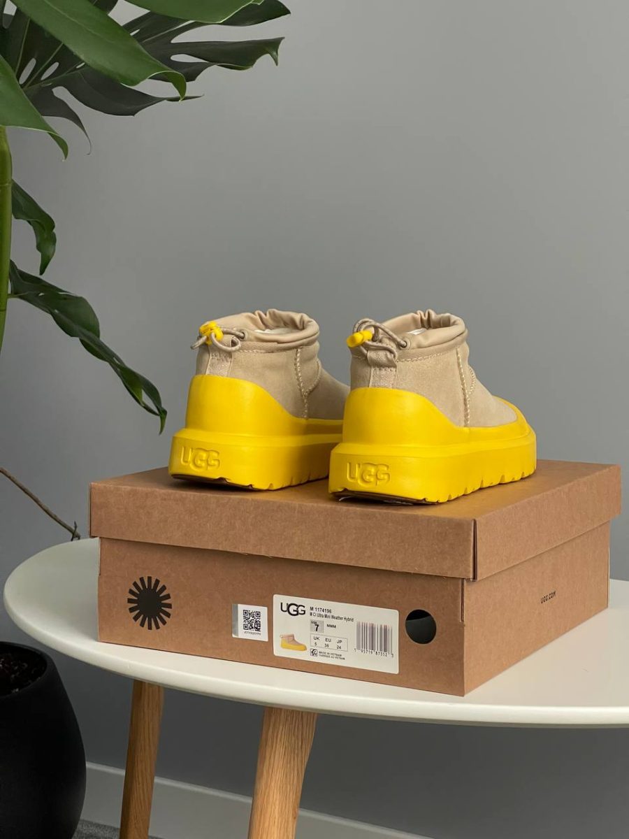 Ботинки UGG Cl Ultra Mini Weather Hybrid Sand Yellow