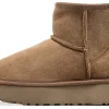 Черевики UGG Classic Mini Platform Chestnut