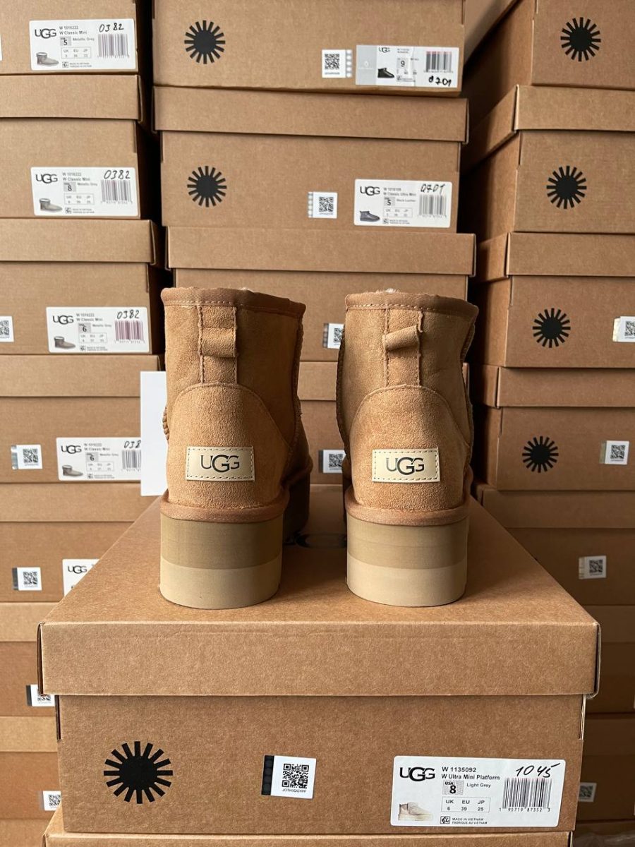 Черевики UGG Classic Mini Platform Chestnut