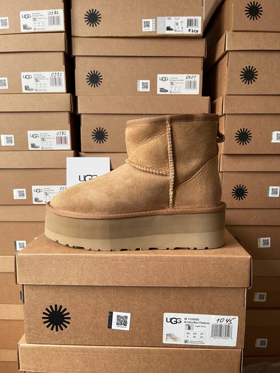 Черевики UGG Classic Mini Platform Chestnut