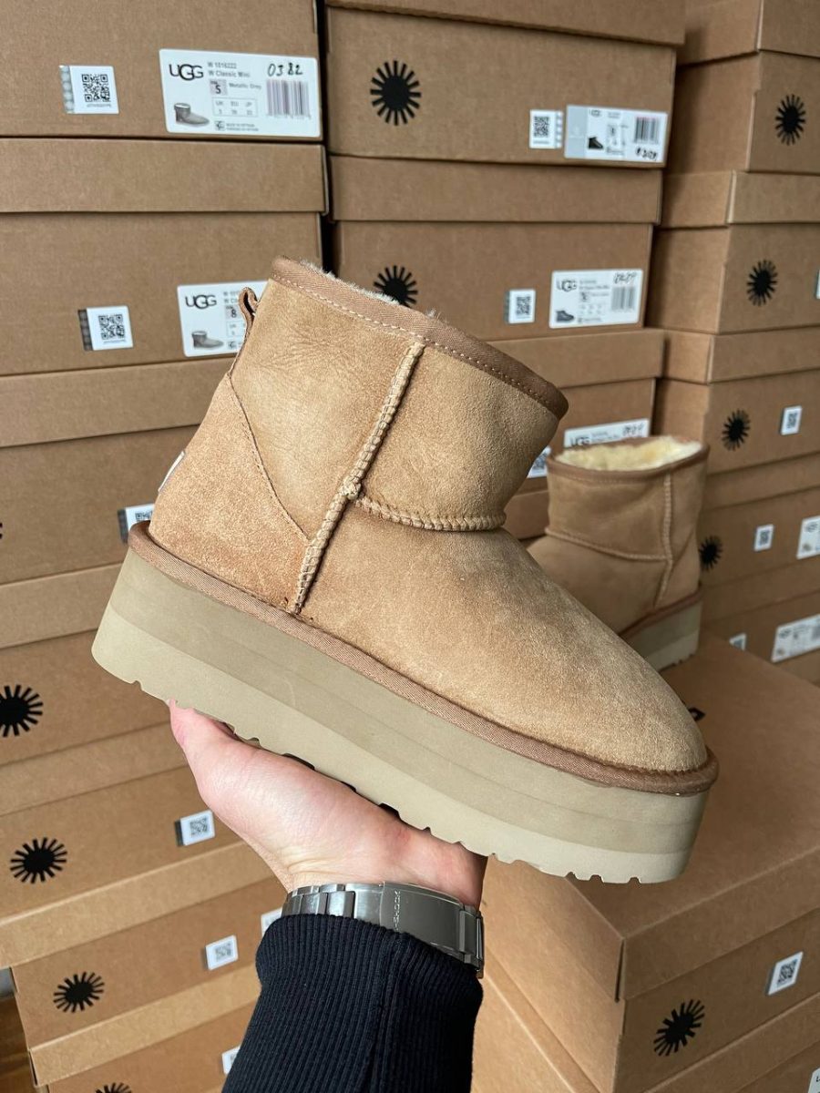 Черевики UGG Classic Mini Platform Chestnut