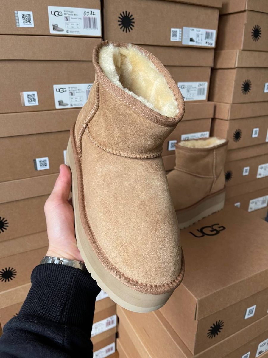 Черевики UGG Classic Mini Platform Chestnut