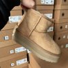 Черевики UGG Classic Mini Platform Chestnut