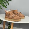 Черевики UGG Classic Ultra Mini Hybrid Boot Chestnut