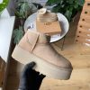 Ботинки UGG Classic Ultra Mini Platform Beige