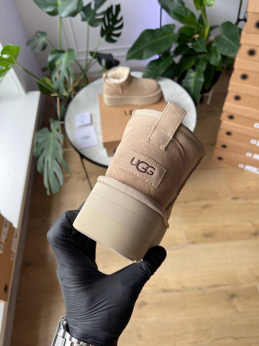 Ботинки UGG Classic Ultra Mini Platform Beige